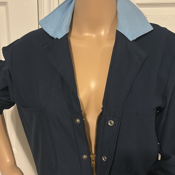 Vintage Women’s overall, coverall, jumpsuit blue size small 1999 metro linen - Picture 12 of 12